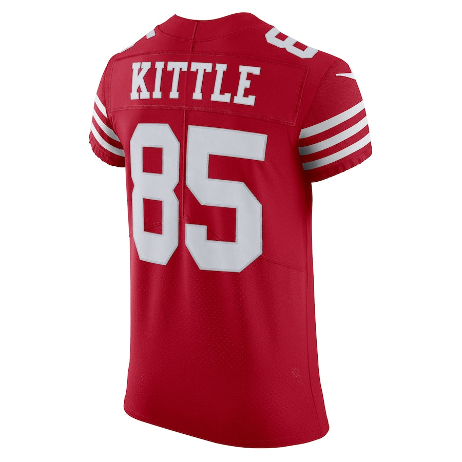 Officially Licensed Gear

Nike George Kittle San Francisco 49ers Scarlet Vapor Elite Jersey