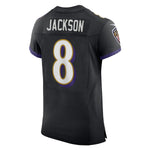Officially Licensed Gear
Lamar Jackson Baltimore Ravens Nike Alternate Vapor Elite Player Jersey - Black