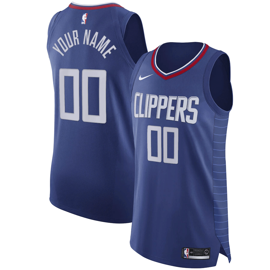 Officially Licensed Gear

Men's LA Clippers Nike Blue Authentic Custom Jersey - Icon Edition
