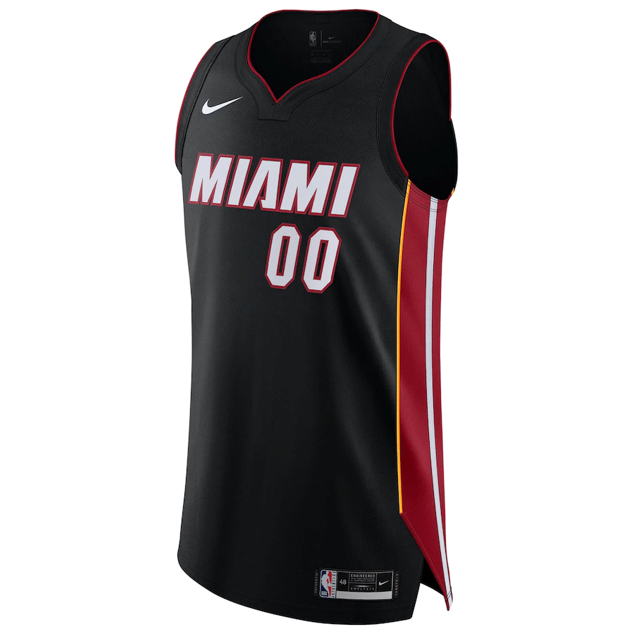 Officially Licensed Gear

Men's Miami Heat Nike Black Authentic Custom Jersey - Icon Edition