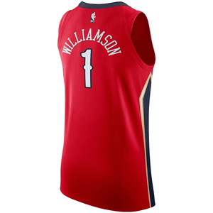 Officially Licensed Gear

Men's New Orleans Pelicans Zion Williamson Nike Red Authentic Player Jersey - Statement Edition