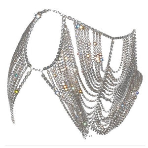 2020 Shiny Crystal Body Chain Package Hip Skirt Women Summer Handmade Rhinestones 