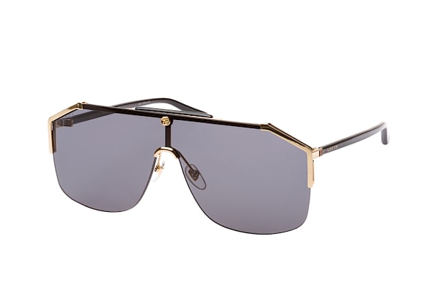 GUCCI Grey Sheild Men's Sunglasses GG0291S 001 99GG0291S 001 99