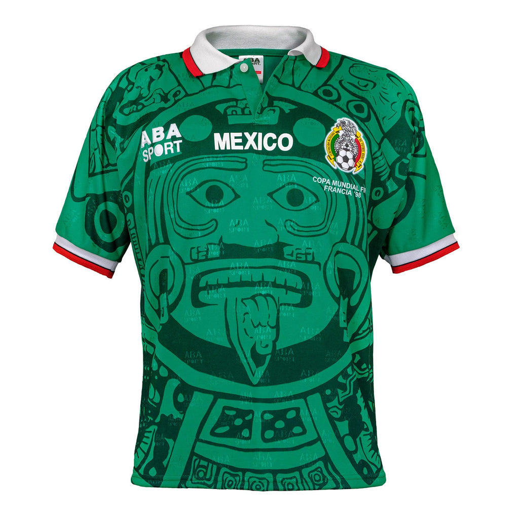 ABA Sport Mexico Authentic 1998 World Cup Soccer Jersey