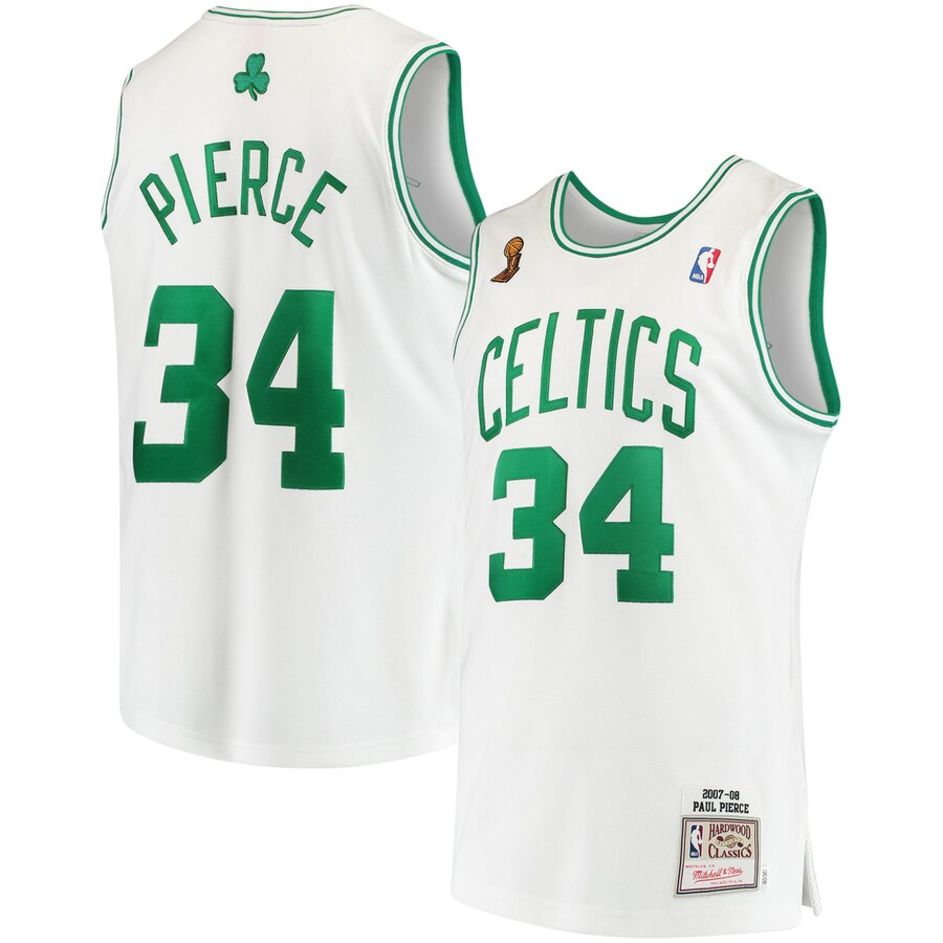 Officially Licensed Gear

Men's Boston Celtics Paul Pierce Mitchell & Ness White 2007 Hardwood Classics Authentic Jersey