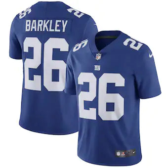 Officially Licensed Gear

Men's New York Giants Saquon Barkley Nike White Vapor Untouchable Limited Jersey