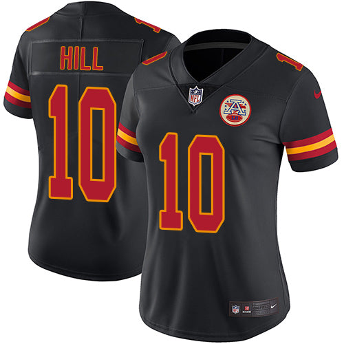 Officially Licensed Gear Nike Chiefs Black Women's Stitched NFL Limited Rush Jersey