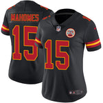 Officially Licensed Gear Nike Chiefs Black Women's Stitched NFL Limited Rush Jersey