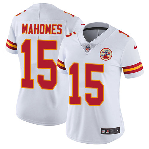 Officially Licensed Gear

Women's Kansas City Chiefs Patrick Mahomes Nike White Player Untouchable Vapor Limited Jersey