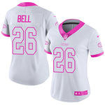 Officially Licensed Gear  Nike Chiefs White/Pink Women's Stitched NFL Limited Rush Fashion Jersey