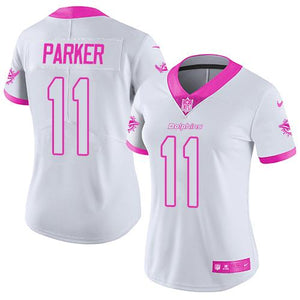 Nike Dolphins #11 DeVante Parker Aqua Green Team Color Women's Stitched NFL Vapor Untouchable Limited Jersey