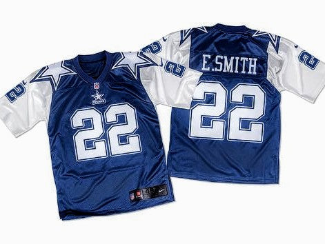 Officially Licensed Gear Nike Cowboys Classic Navy Blue/White Throwback Men's Stitched NFL Elite Jersey