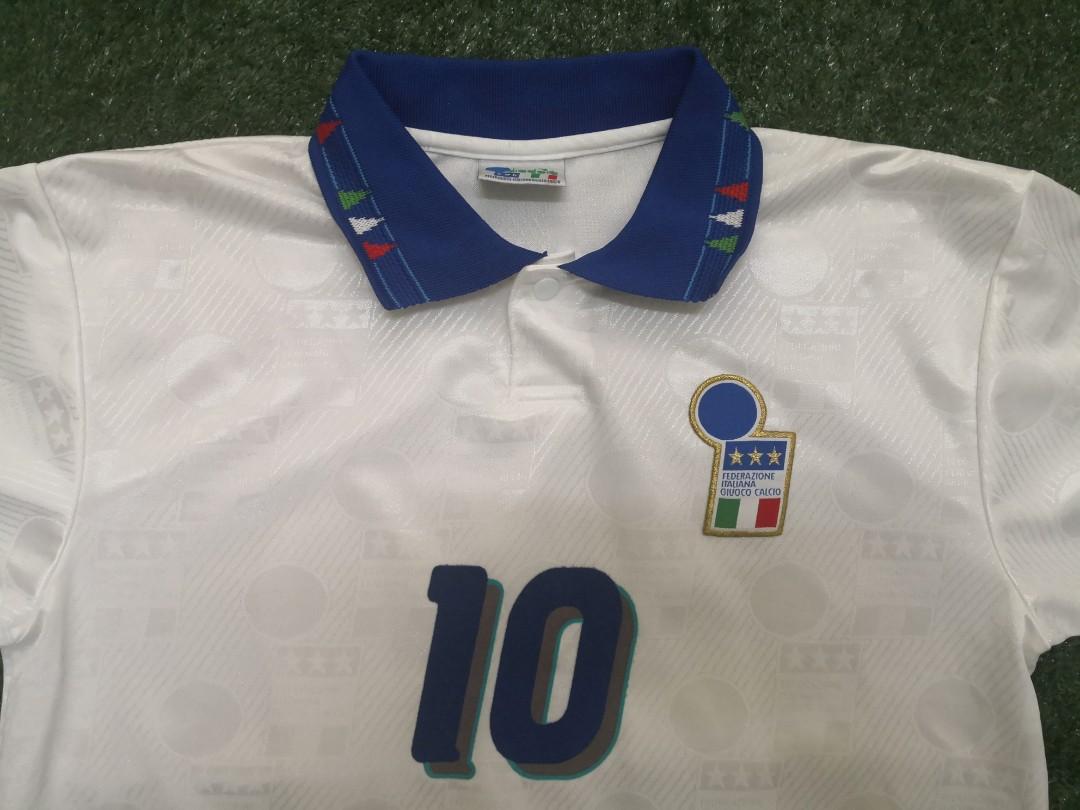 ITALY 1994 BAGGIO 10 WORLD CUP AWAY R JERSEY