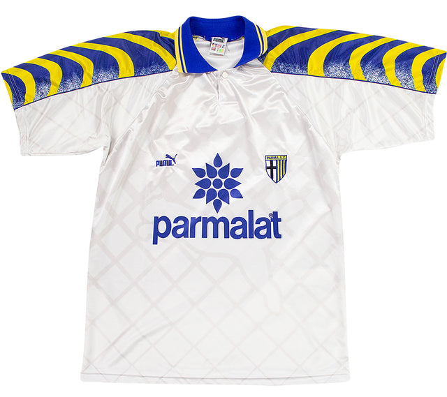 Parma 1995/1996 Home Puma Fifa soccer Jersey (GG)