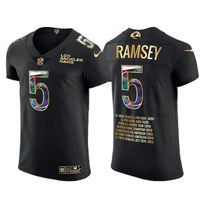 Rams Career Highlights Diamond Edition Jersey - Black