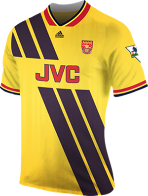 1993-94 Arsenal adidas Away Shirt
