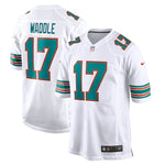 Officially Licensed Gear

Men's Miami Dolphins Jaylen Waddle Nike White
/ Aqua / Alternate White  Game Jersey

In Stock .
